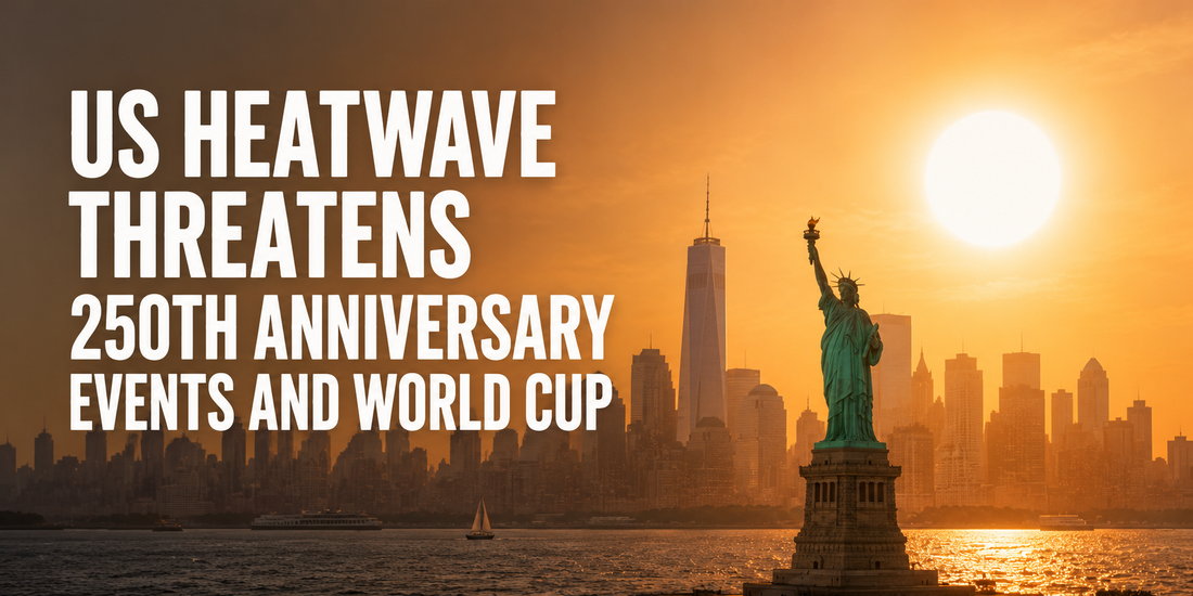 US heatwave threatens 250th anniversary events and World Cup