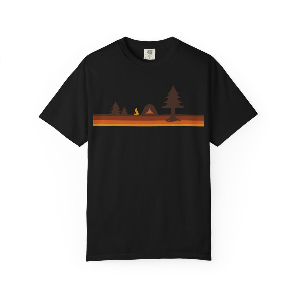 Happy Camper (Retro, 70s, Camping) Classic T-Shirt