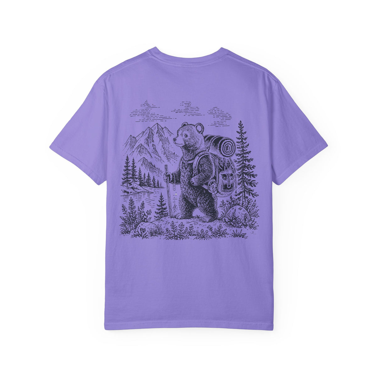 Vintage Hiking Bear Graphic Tee