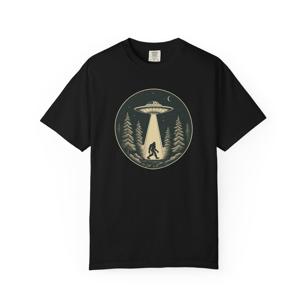 Vintage Bigfoot UFO Abduction Classic T-Shirt