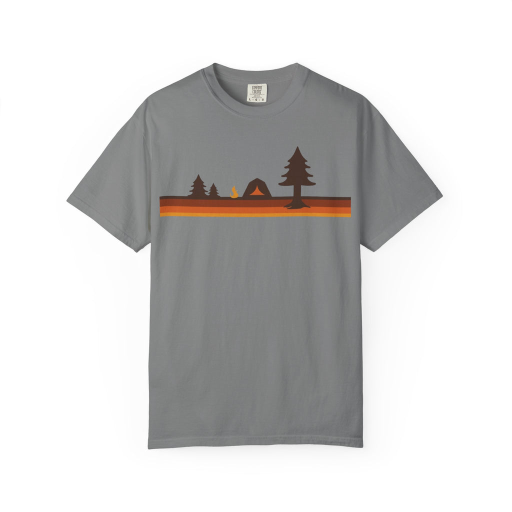 Happy Camper (Retro, 70s, Camping) Classic T-Shirt