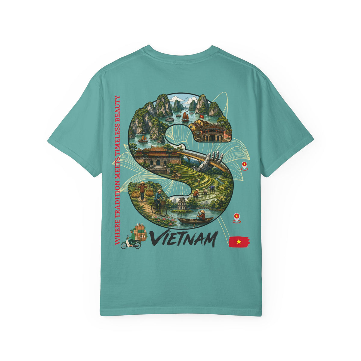 Vietnam Heritage T-Shirt – Where Tradition Meets Timeless Beauty