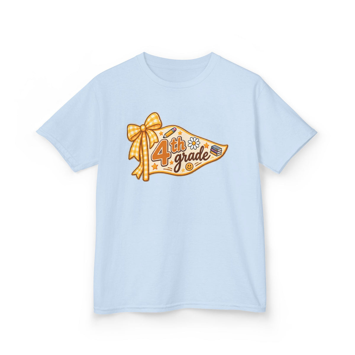 4th Grade Pennant Kids T‑Shirt — Back to School, First Day of School Shirt