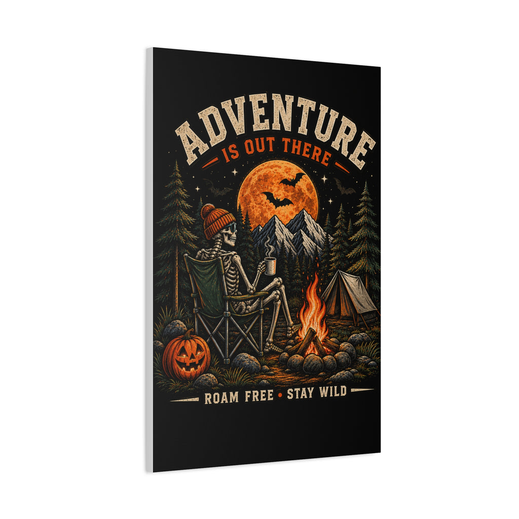 “Adventure Is Out There” Halloween Camping Wall Art