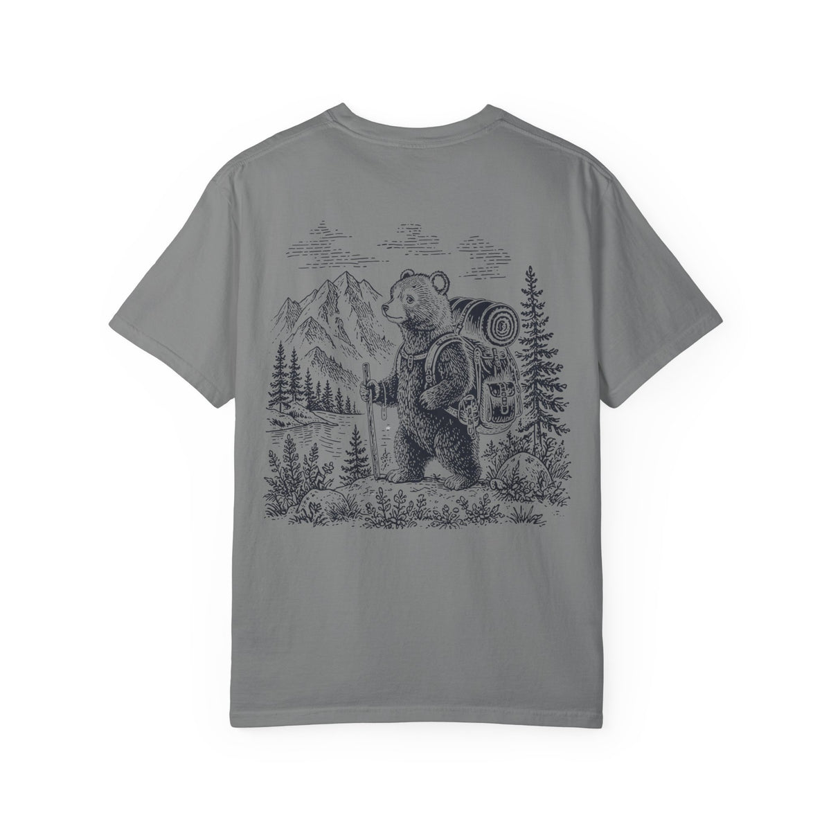Vintage Hiking Bear Graphic Tee