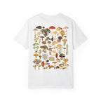 Mushroom Field 2-sided T-Shirt — Botanical Fungi Illustration Tee