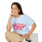 2nd Grade Girls T‑Shirt — Pink Pencil Pennant Back to School Tee