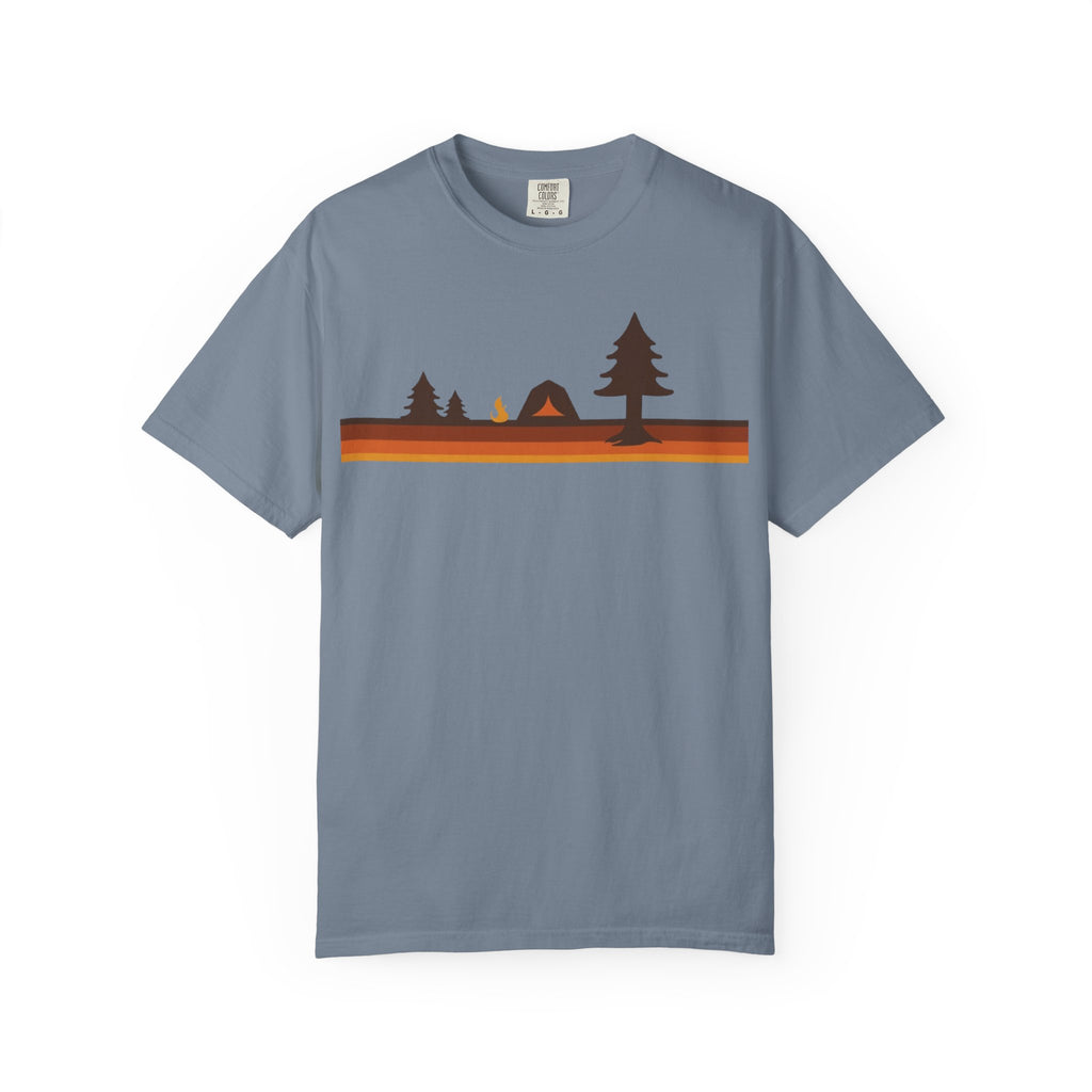 Happy Camper (Retro, 70s, Camping) Classic T-Shirt