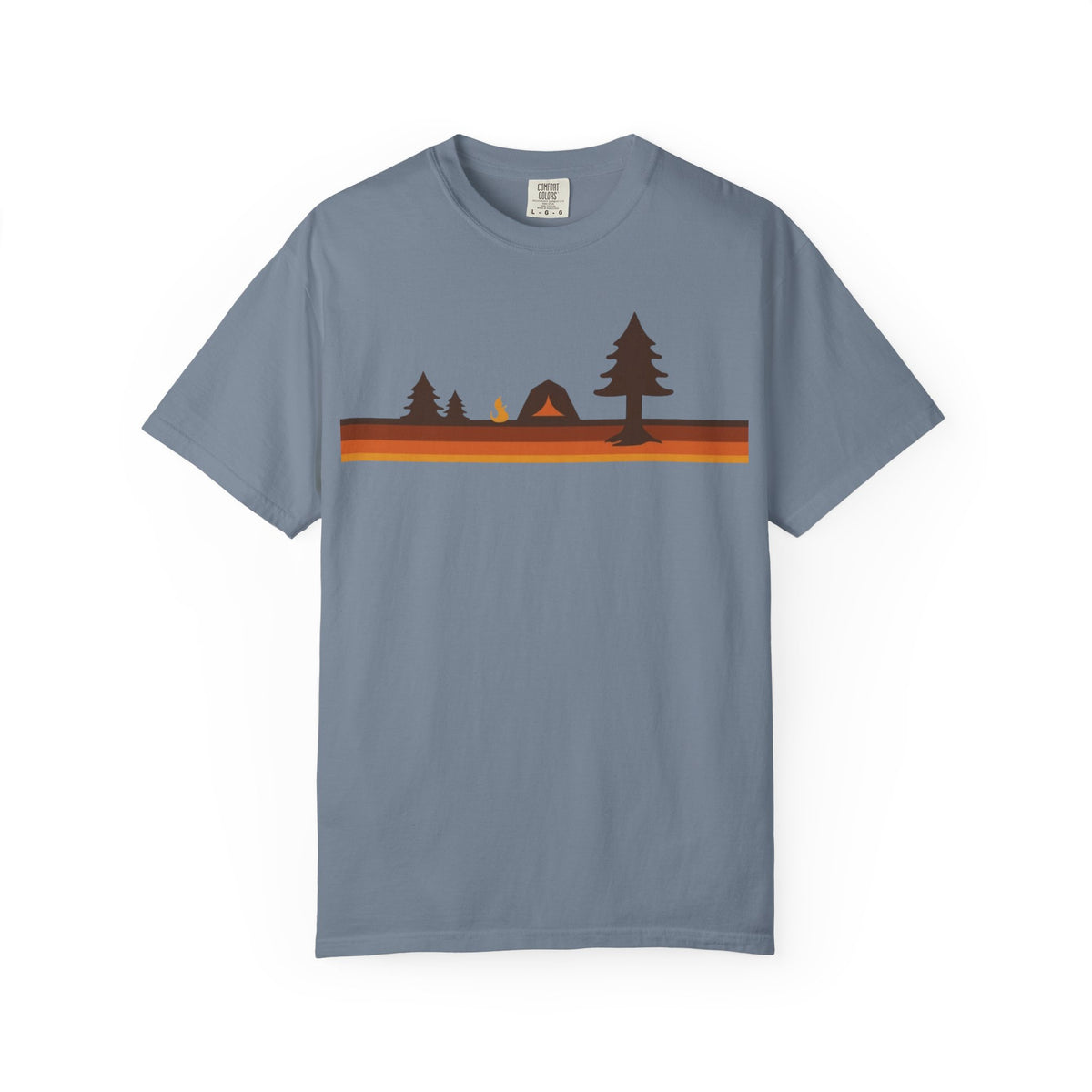 Happy Camper (Retro, 70s, Camping) Classic T-Shirt