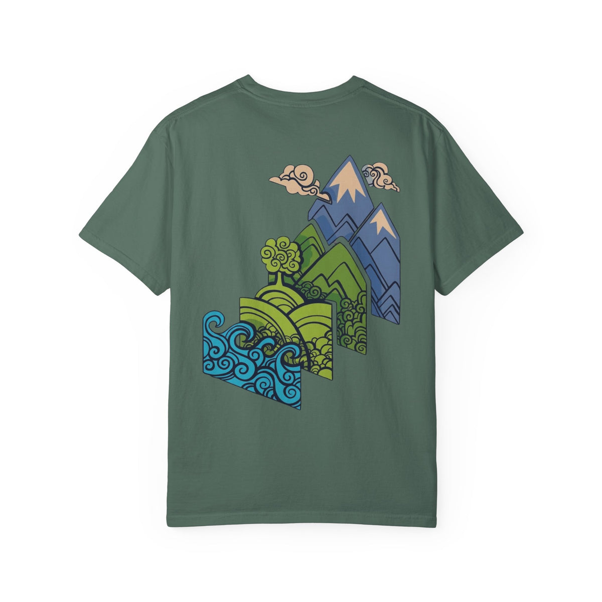 Nature Layers 2-Sided T-Shirt — From Sea to Summit