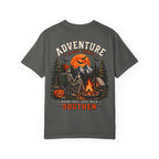 Adventure Is Out There Camping T-Shirt — Southern Outdoor Halloween Vibes