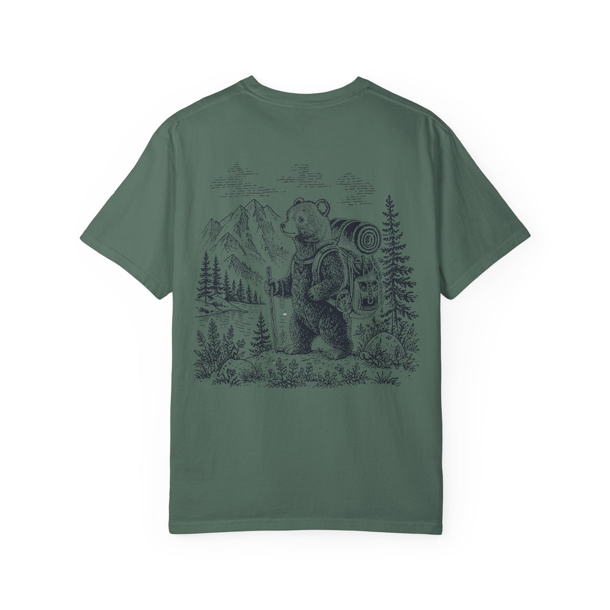 Vintage Hiking Bear Graphic Tee