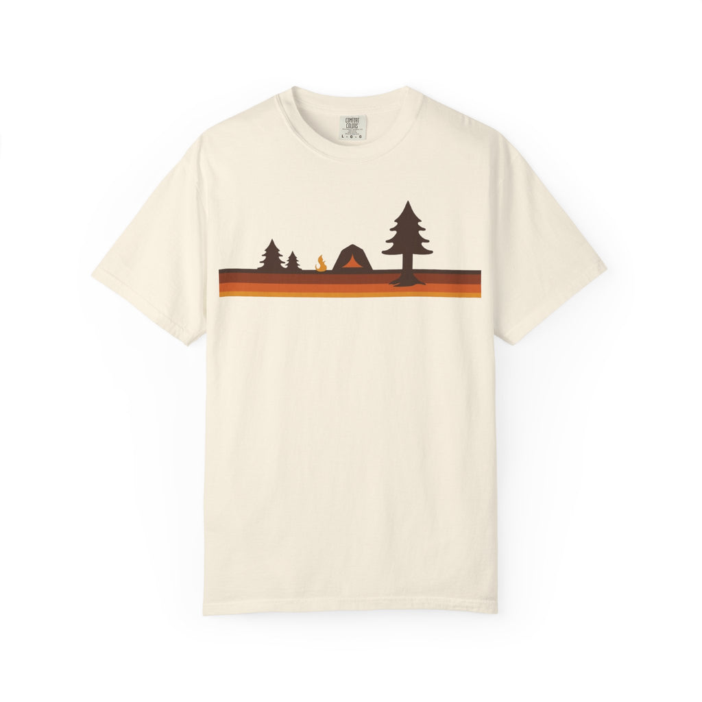 Happy Camper (Retro, 70s, Camping) Classic T-Shirt