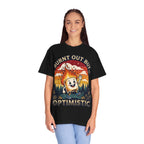 Burnt Out But Optimistic Funny Marshmallow Classic Tee