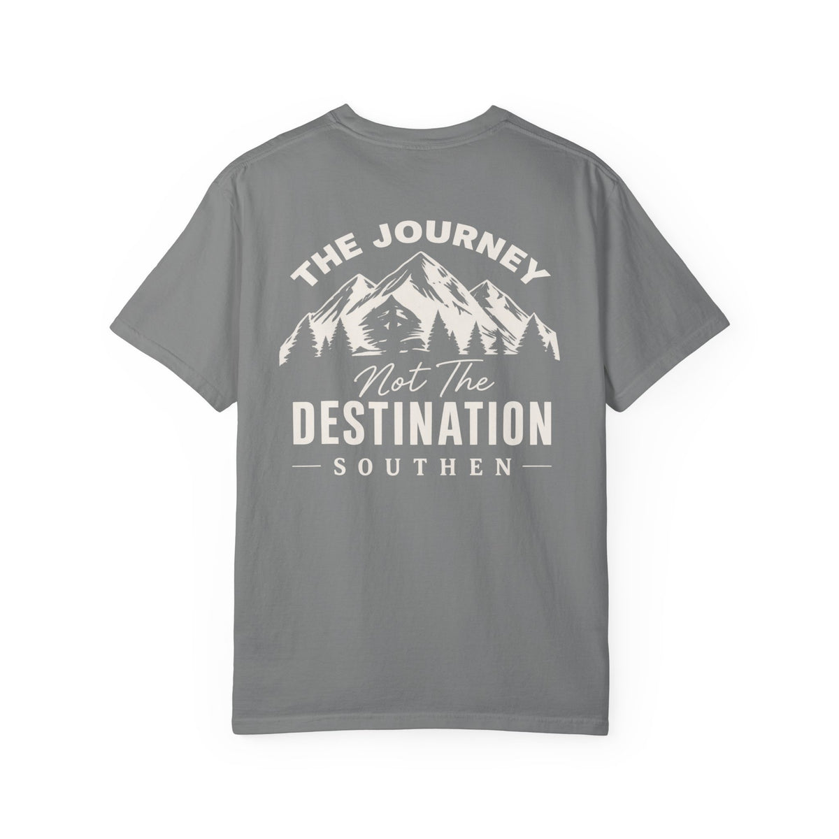 Journey Mountain T-Shirt — “The Journey, Not The Destination” Graphic Tee