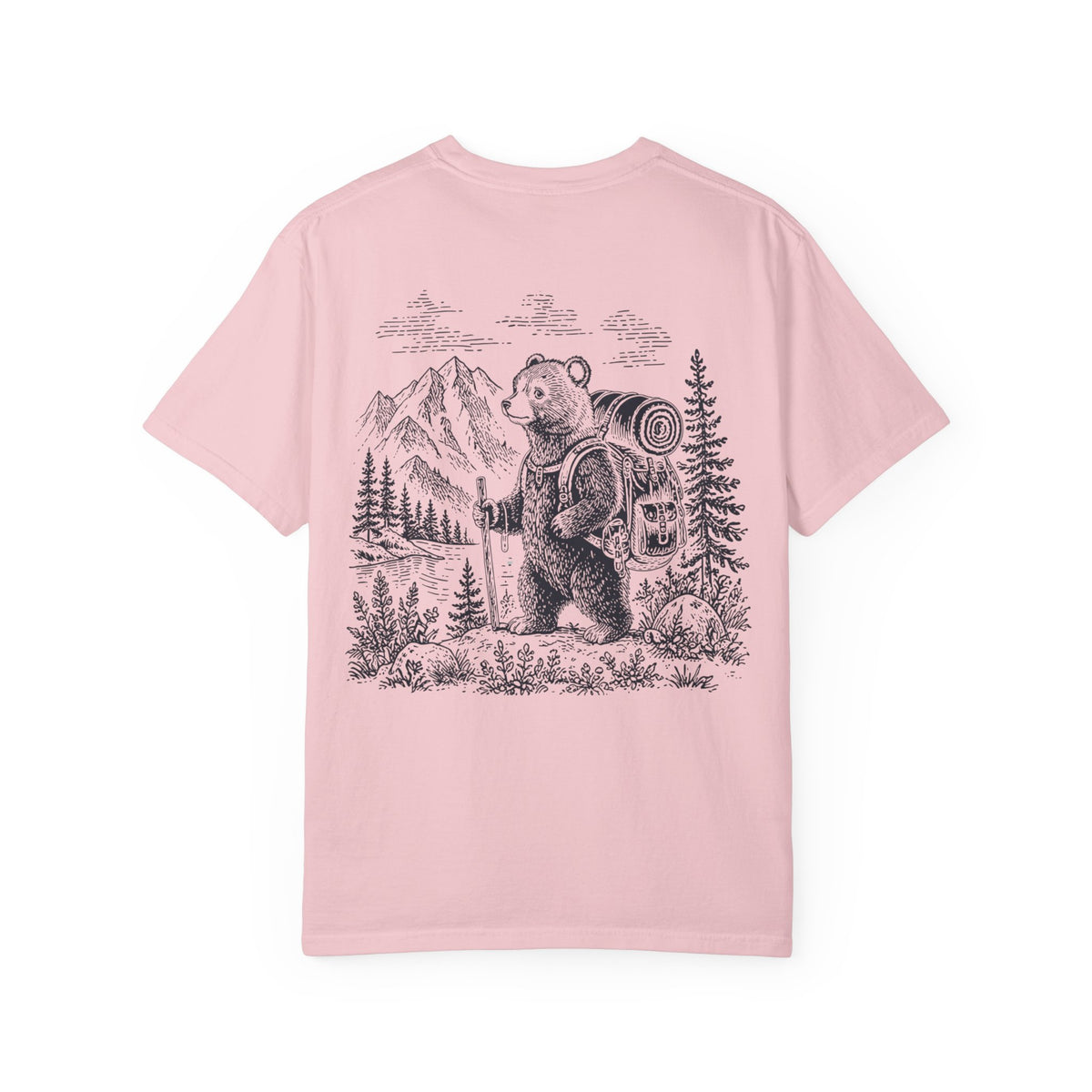 Vintage Hiking Bear Graphic Tee