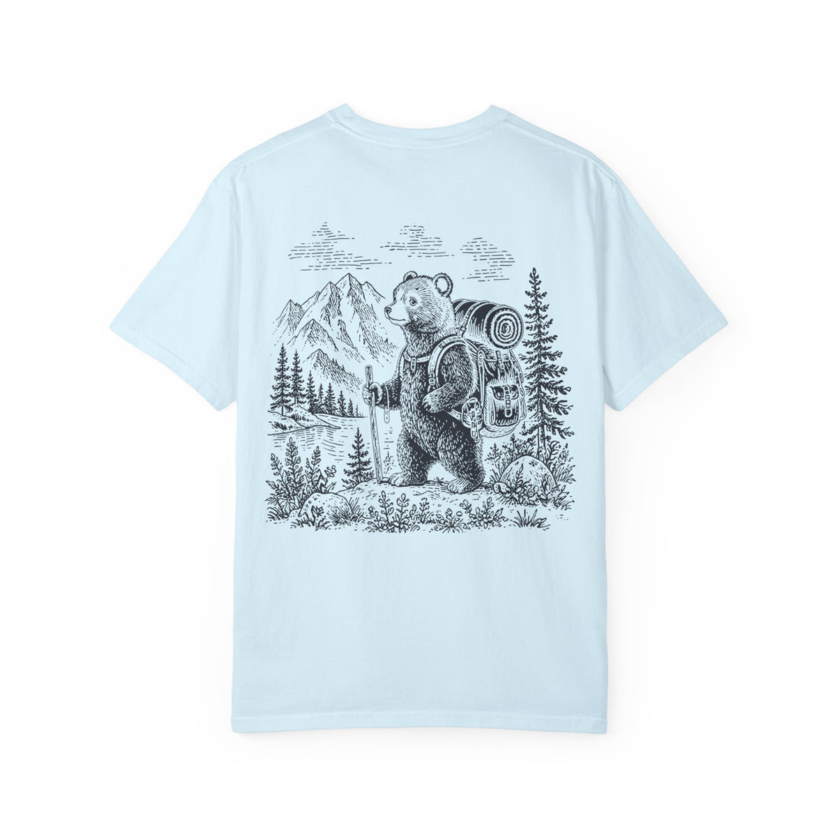 Vintage Hiking Bear Graphic Tee
