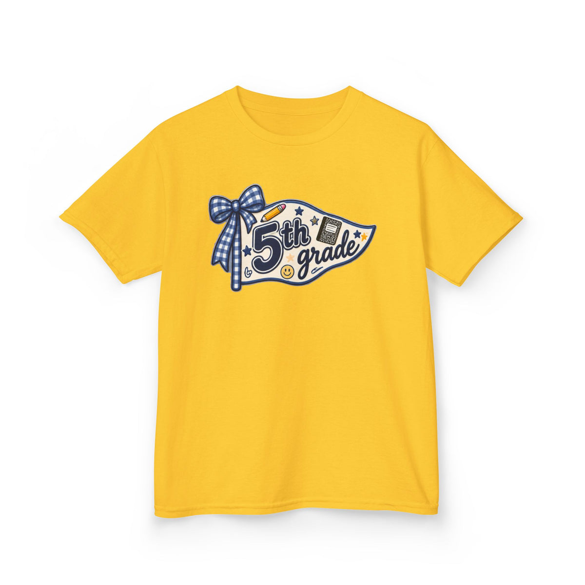 5th Grade Pennant Kids T‑Shirt — Back to School Tee