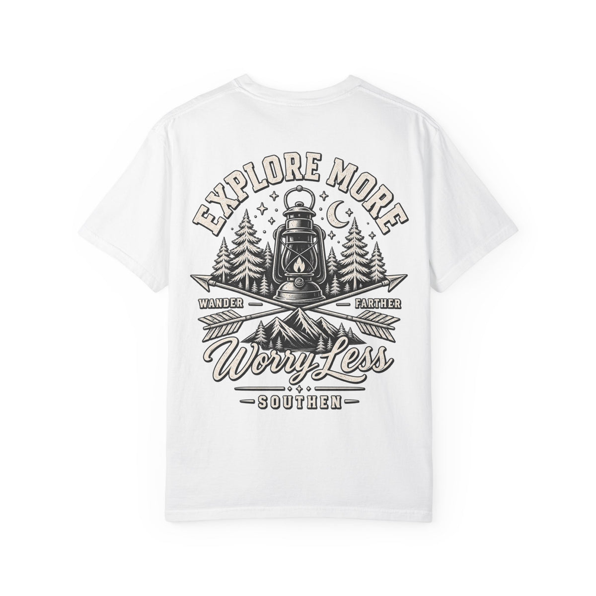 Explore More, Wander Farther, Worry Less Tee