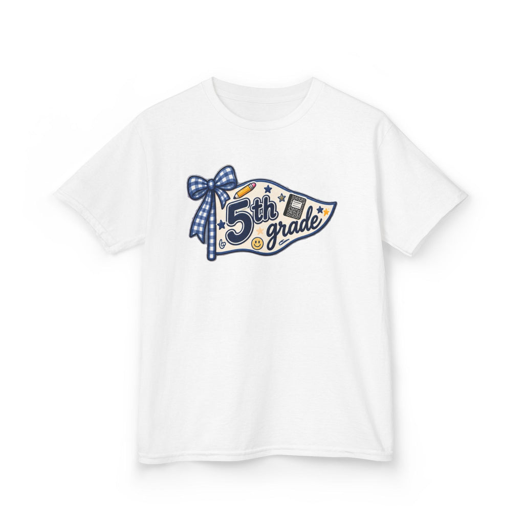 5th Grade Pennant Kids T‑Shirt — Back to School Tee