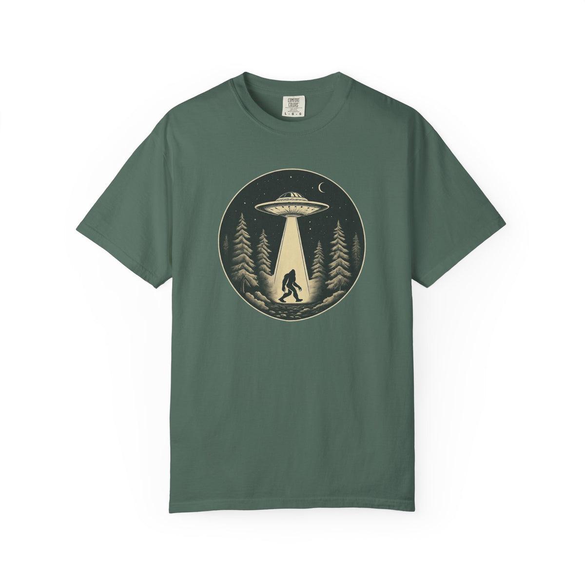 Vintage Bigfoot UFO Abduction Classic T-Shirt