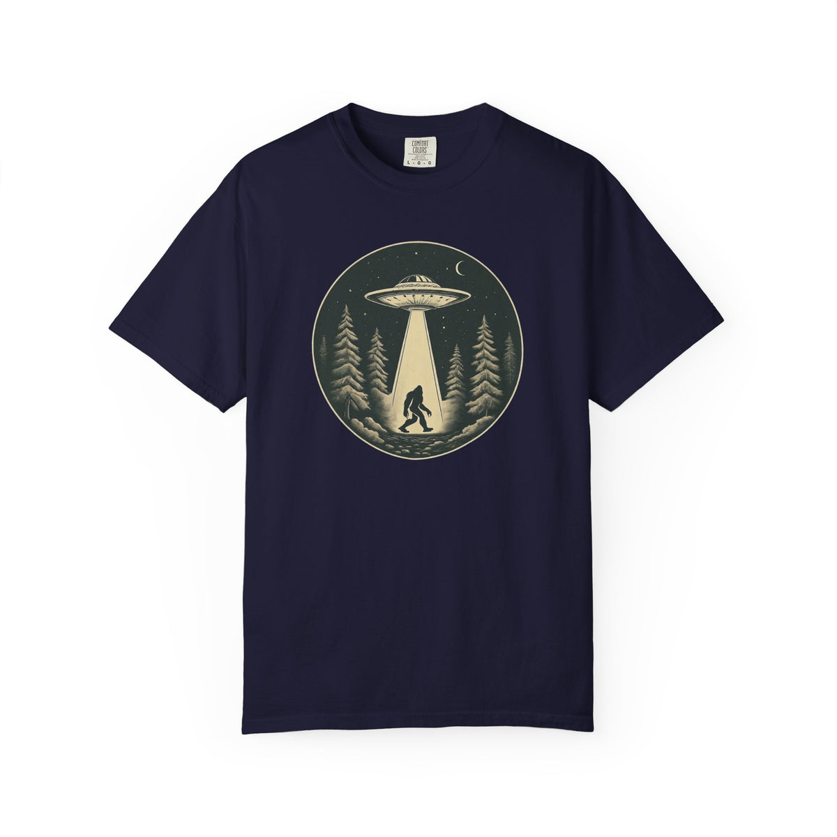 Vintage Bigfoot UFO Abduction Classic T-Shirt