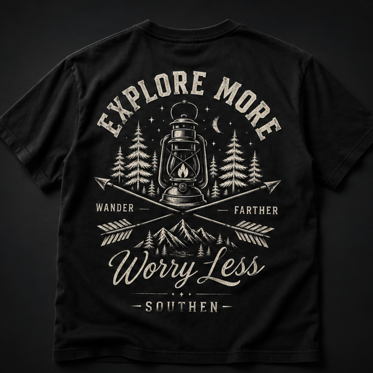 Explore More, Wander Farther, Worry Less Tee