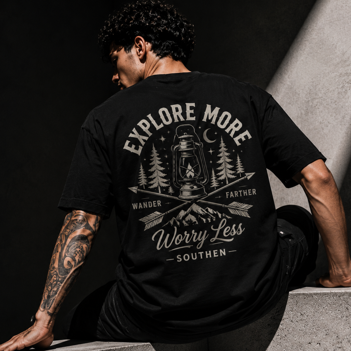 Explore More, Wander Farther, Worry Less Tee