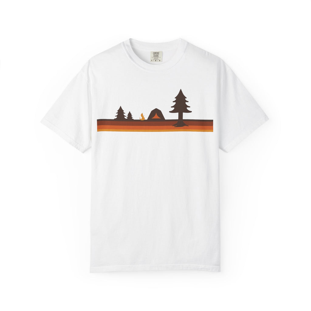 Happy Camper (Retro, 70s, Camping) Classic T-Shirt