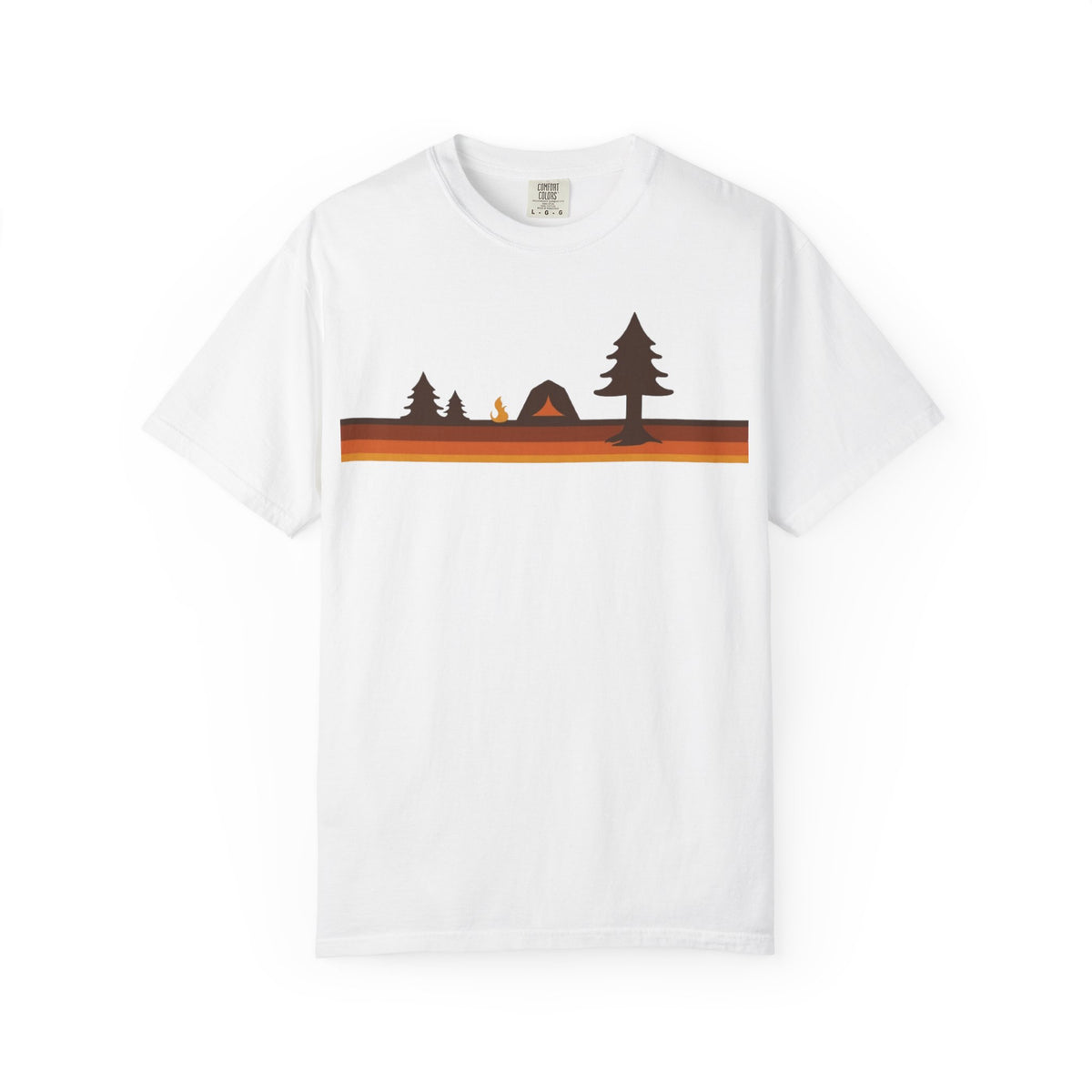 Happy Camper (Retro, 70s, Camping) Classic T-Shirt