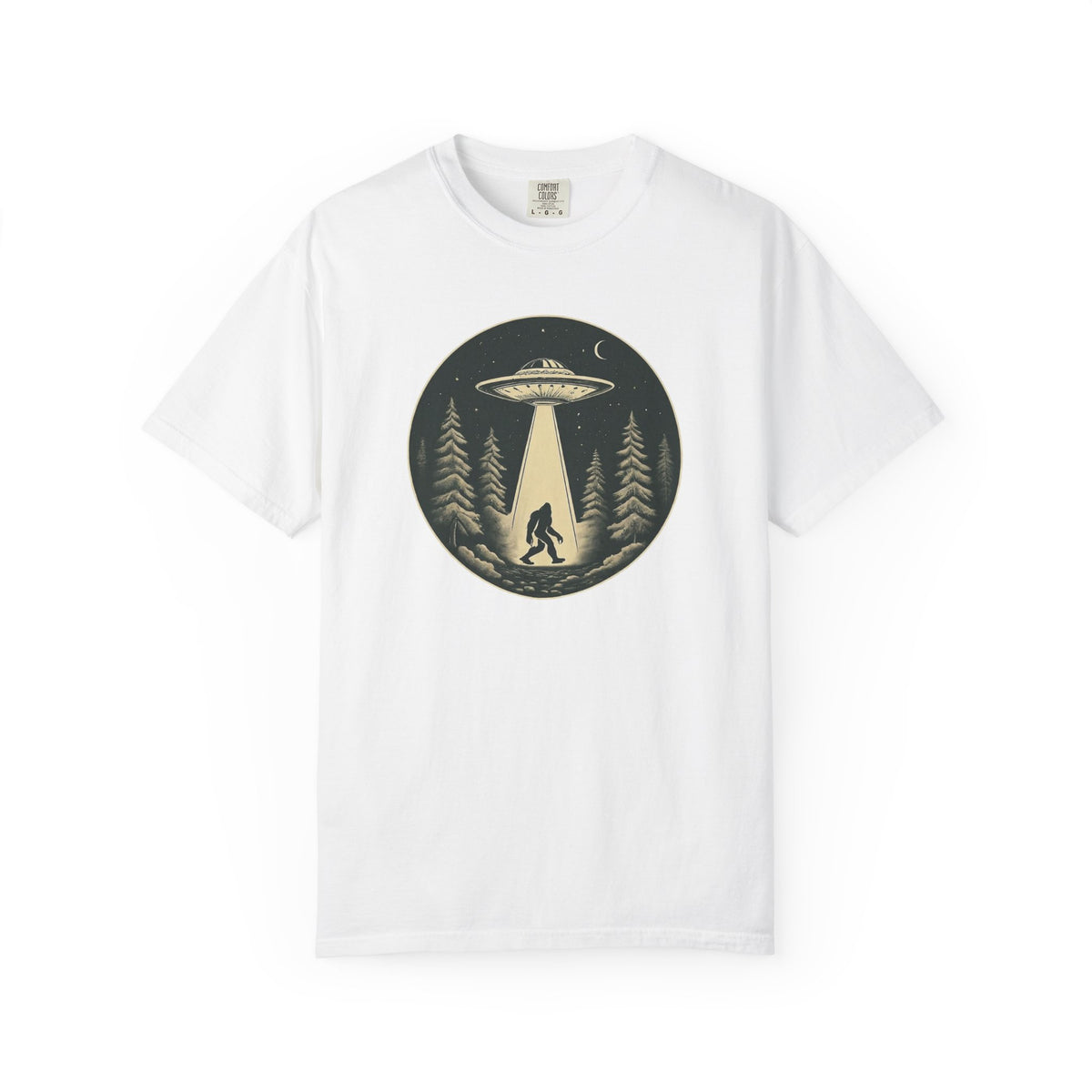 Vintage Bigfoot UFO Abduction Classic T-Shirt