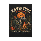 “Adventure Is Out There” Halloween Camping Wall Art