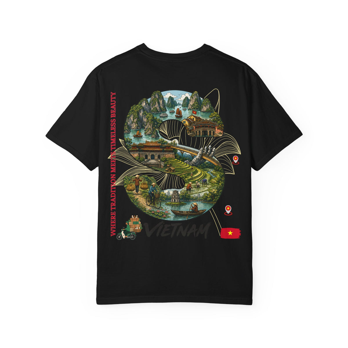 Vietnam Heritage T-Shirt – Where Tradition Meets Timeless Beauty