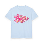 2nd Grade Girls T‑Shirt — Pink Pencil Pennant Back to School Tee