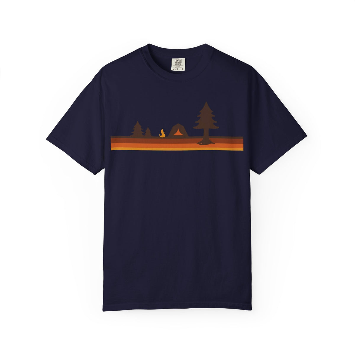 Happy Camper (Retro, 70s, Camping) Classic T-Shirt