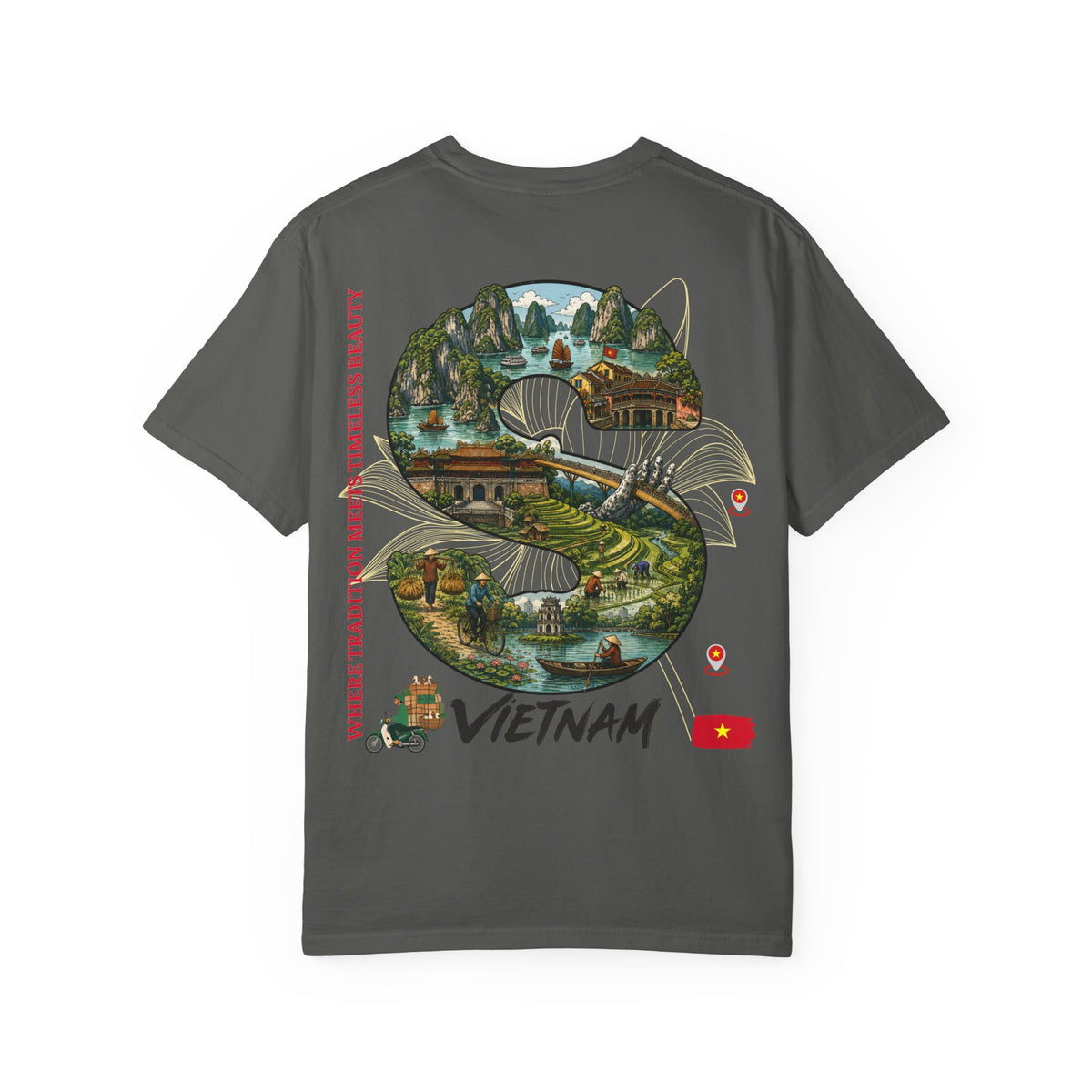 Vietnam Heritage T-Shirt – Where Tradition Meets Timeless Beauty