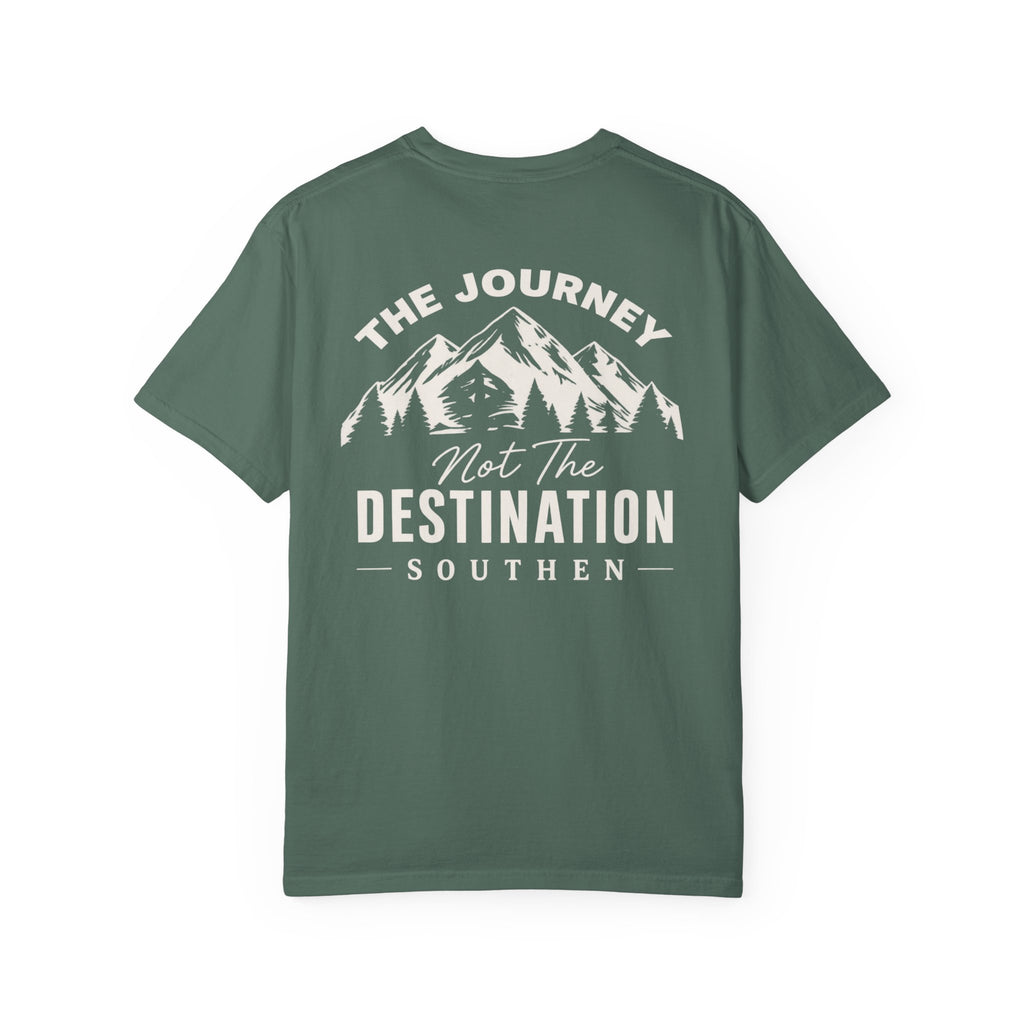 Journey Mountain T-Shirt — “The Journey, Not The Destination” Graphic Tee