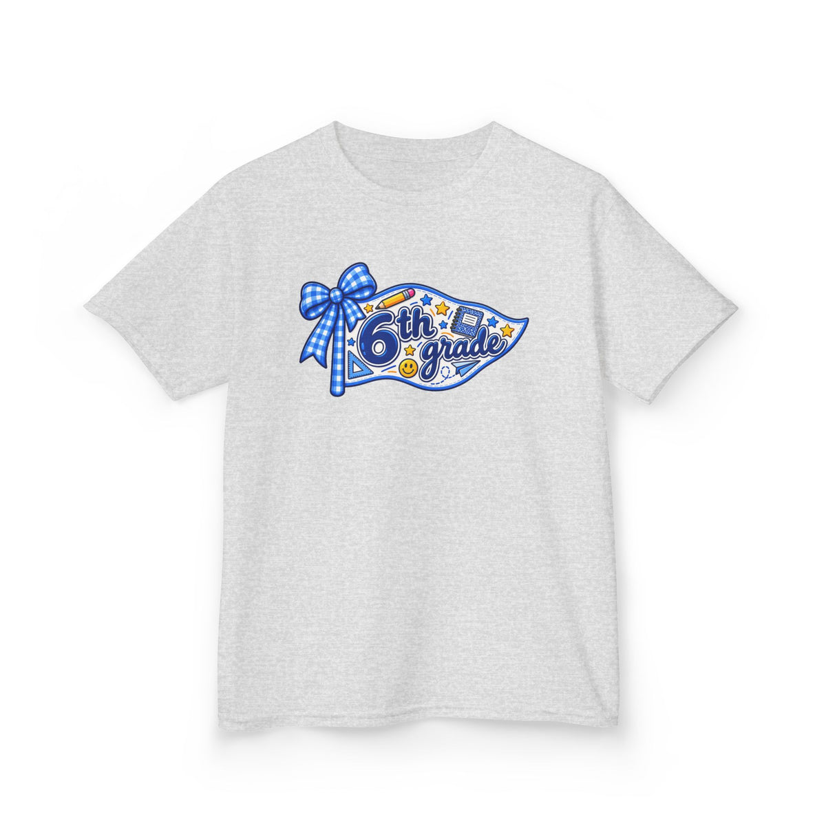 6th Grade Pennant T-Shirt | Back to School Kids Tee