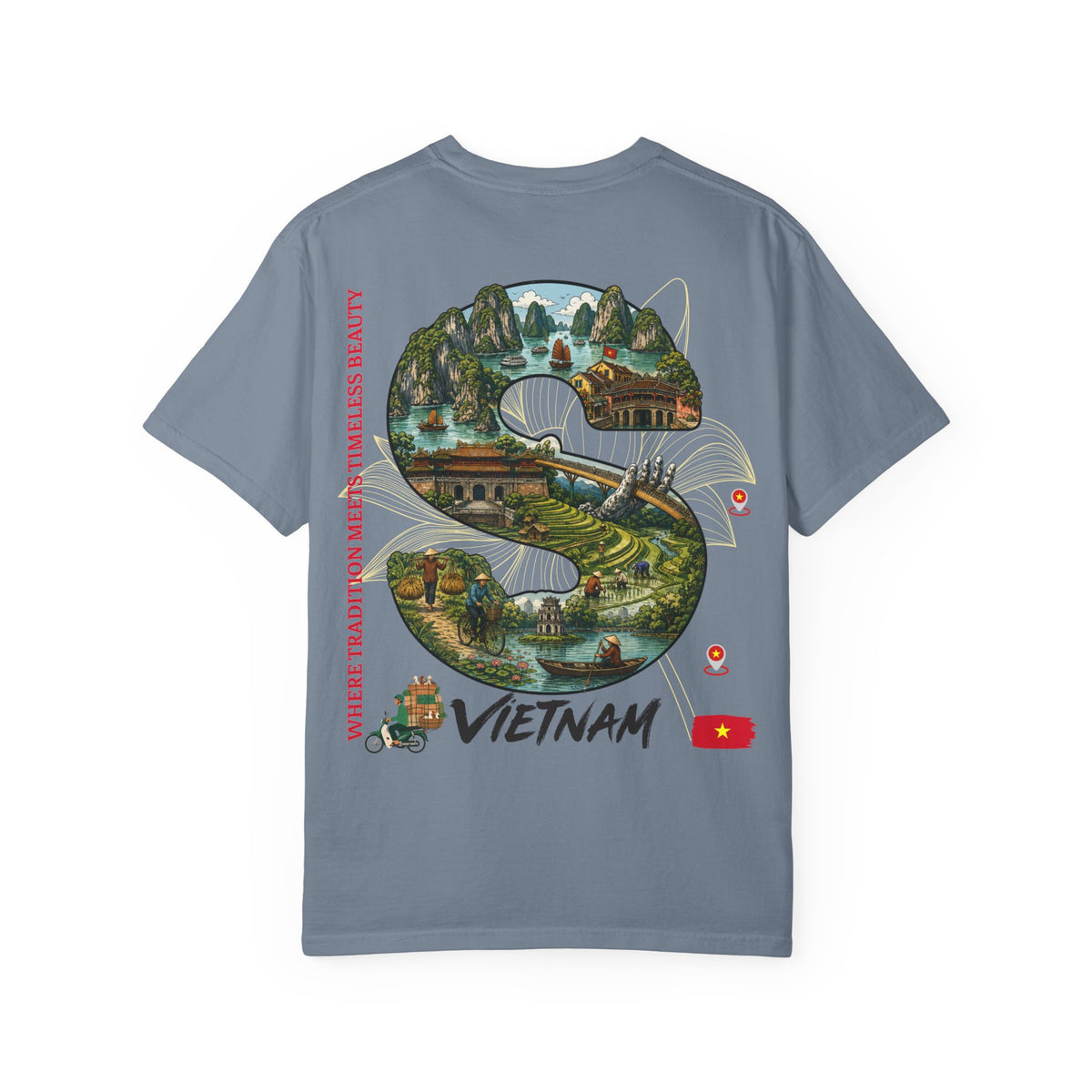 Vietnam Heritage T-Shirt – Where Tradition Meets Timeless Beauty