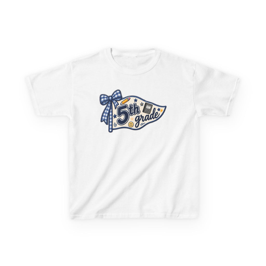 5th Grade Pennant Kids T‑Shirt — Back to School Tee