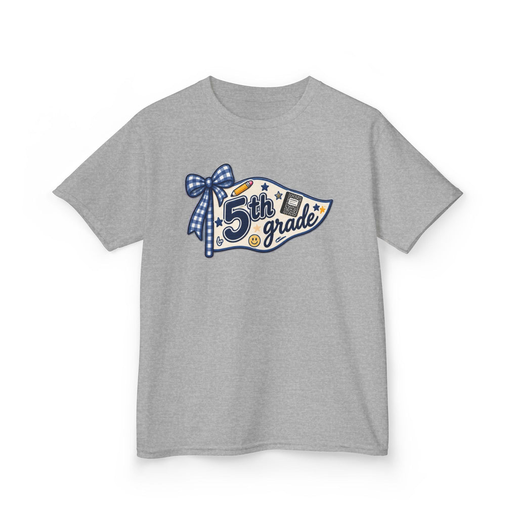 5th Grade Pennant Kids T‑Shirt — Back to School Tee