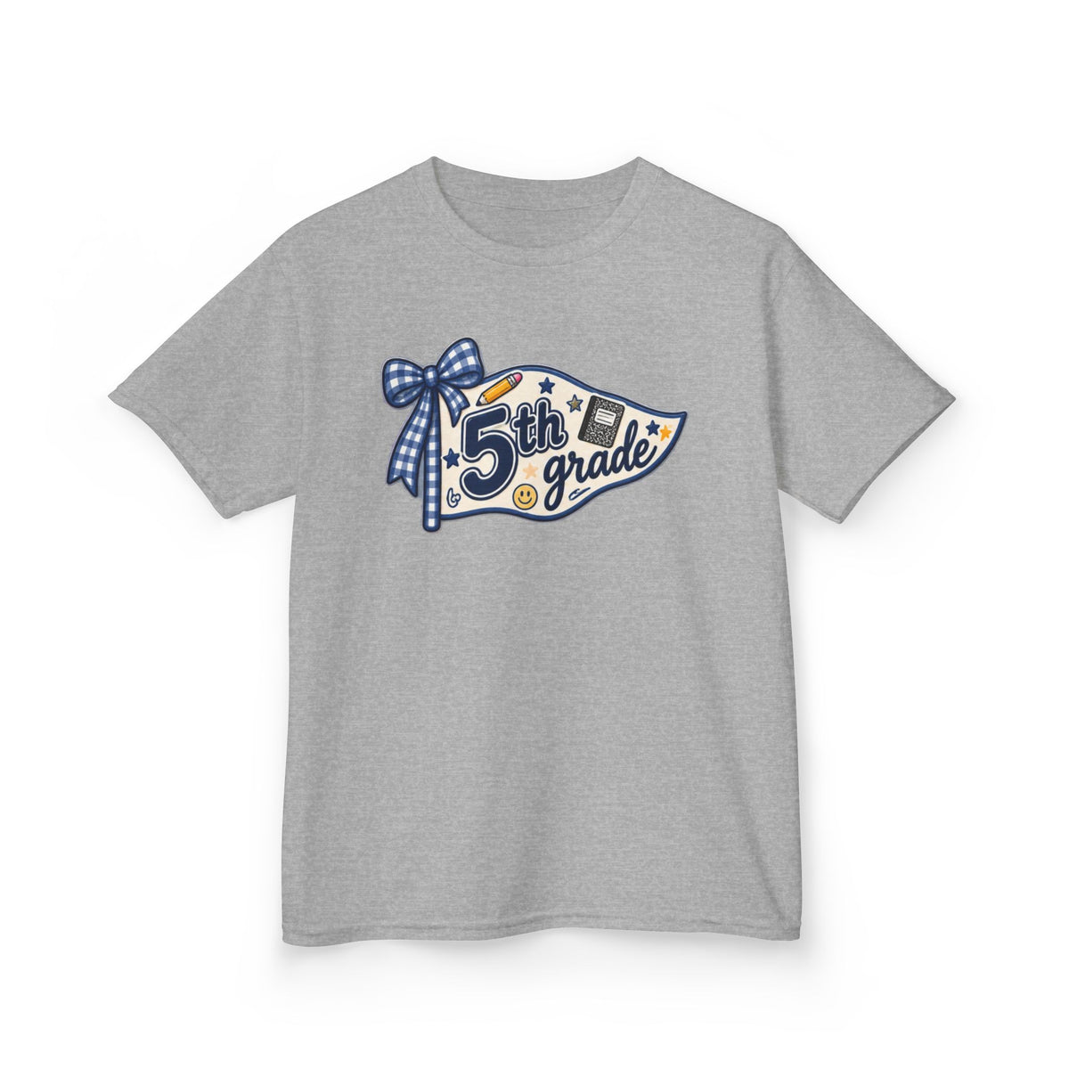 5th Grade Pennant Kids T‑Shirt — Back to School Tee
