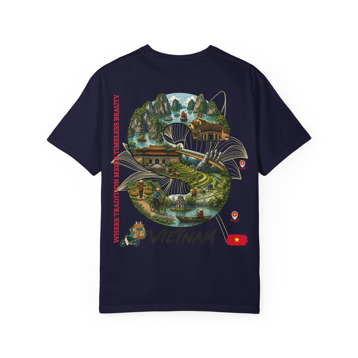 Vietnam Heritage T-Shirt – Where Tradition Meets Timeless Beauty