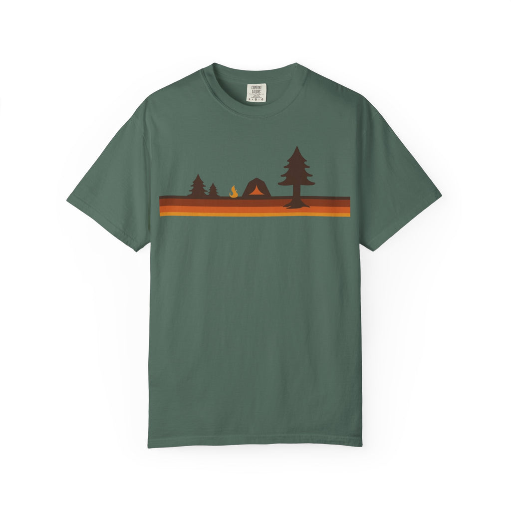 Happy Camper (Retro, 70s, Camping) Classic T-Shirt