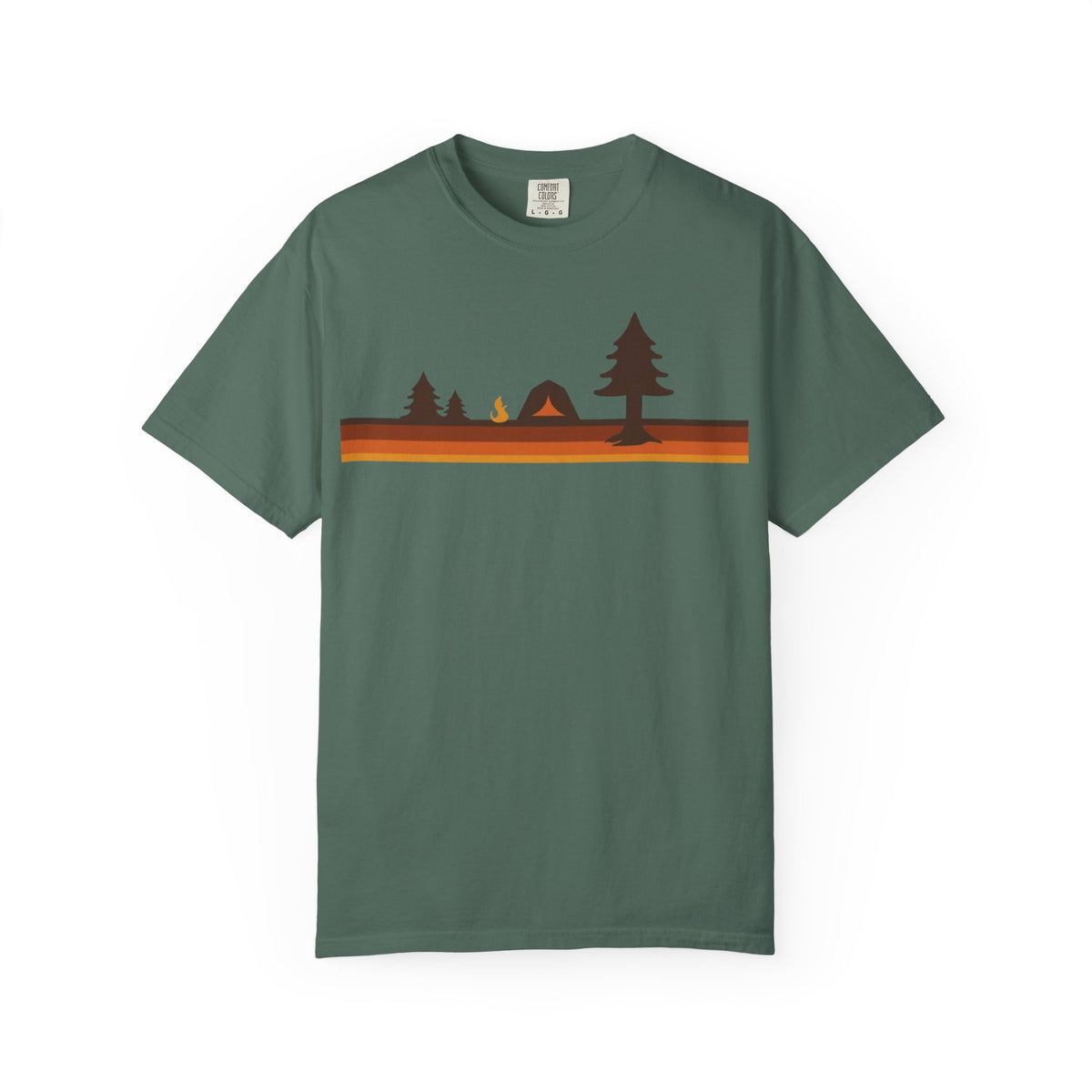 Happy Camper (Retro, 70s, Camping) Classic T-Shirt