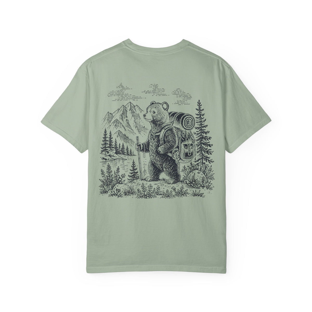 Vintage Hiking Bear Graphic Tee