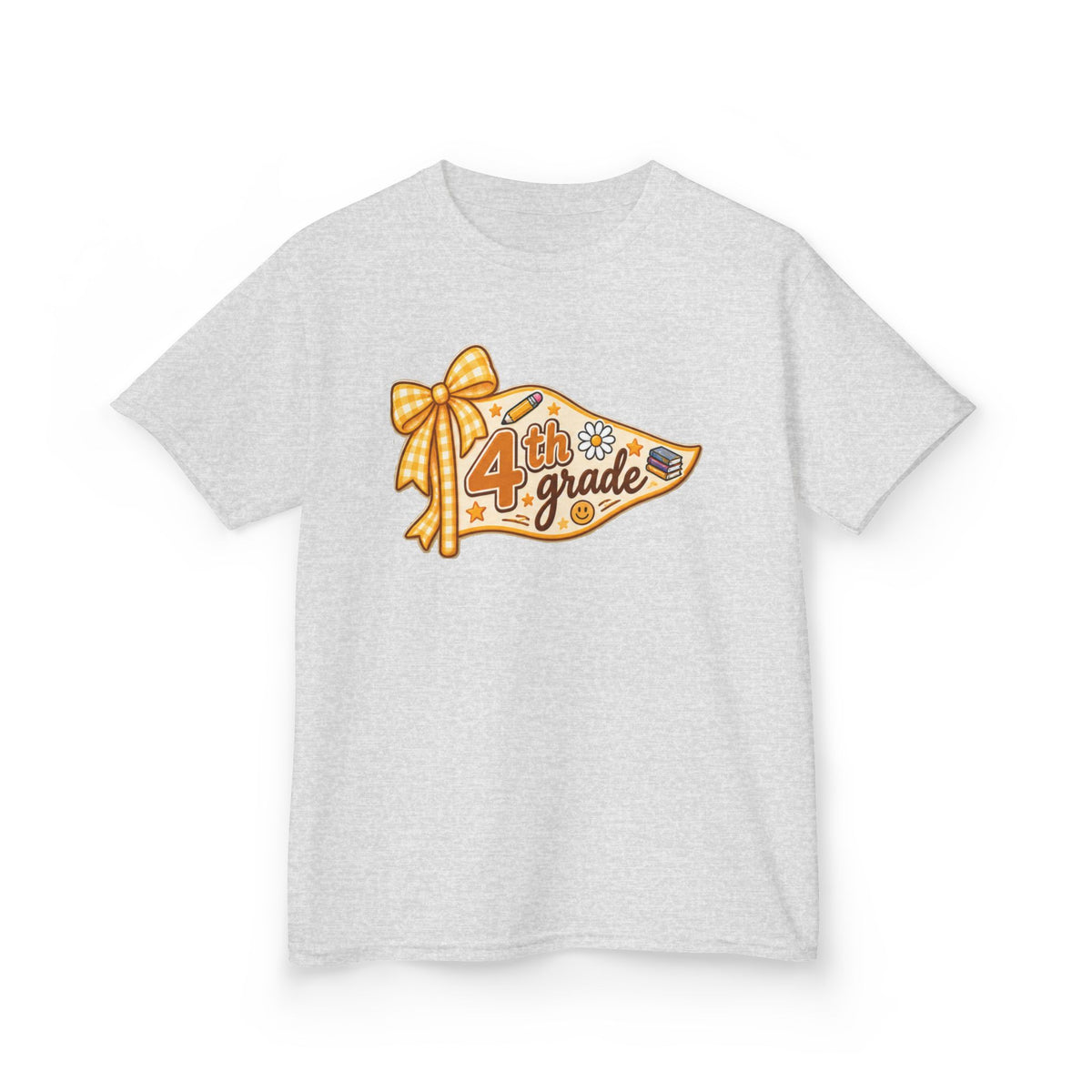 4th Grade Pennant Kids T‑Shirt — Back to School, First Day of School Shirt